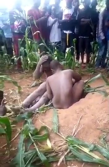 Two South African Girls With Big Ass Caught Naked In The Bush In Public