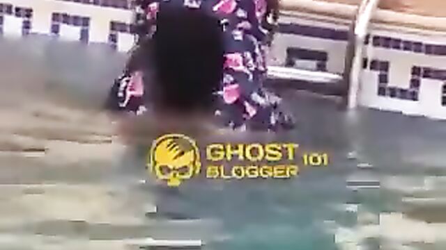 2 Horny Nigerian University Students Caught Having Sex In The Pool In Public - 2 image