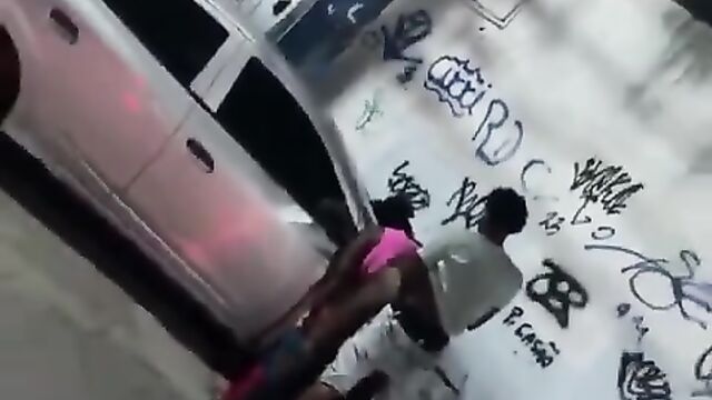 Jamaican Horny Couple Caught Having Doggy Style Sex In Public - 3 image
