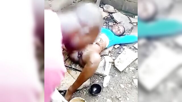 Desperate African Whore Doing Ritual With Her Pussy To Get Men And Their Money After Having Sex With Them - Part 2 - 1 image