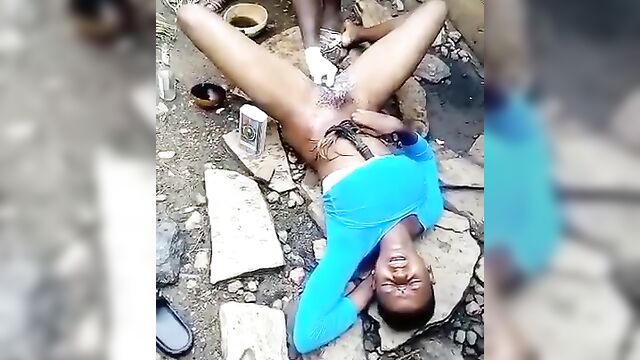 Desperate African Whore Doing Ritual With Her Pussy To Get Men And Their Money After Having Sex With Them - Part 2 - 4 image