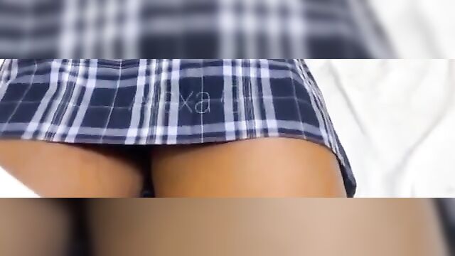 Ebony Student Fingered And Fucked By Sugar Daddy In School Uniform - 1 image