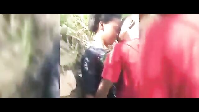 African Horny Couple Caught Red-handed Fucking In Public - 3 image