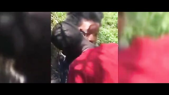 African Horny Couple Caught Red-handed Fucking In Public - 5 image