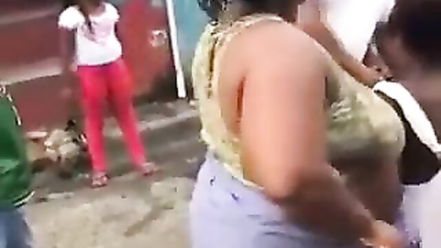 Housewife With Big Ass Gets Stripped Naked In Public While Fighting Side Chick Over Cheating Husband - 1 image