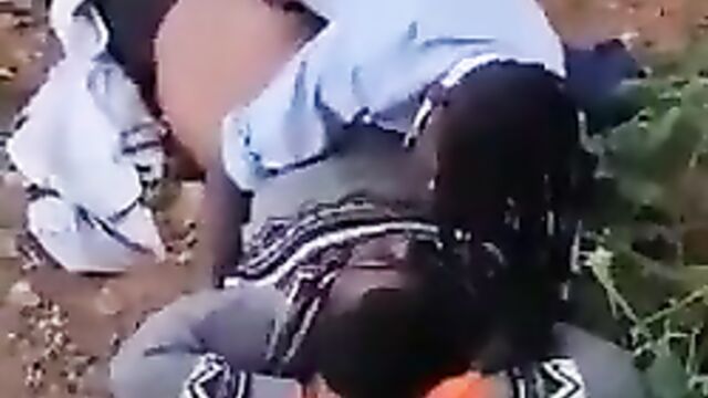 Another Crazy Mzansi Couple Caught Having Sex On The Ground In The Bush In Public