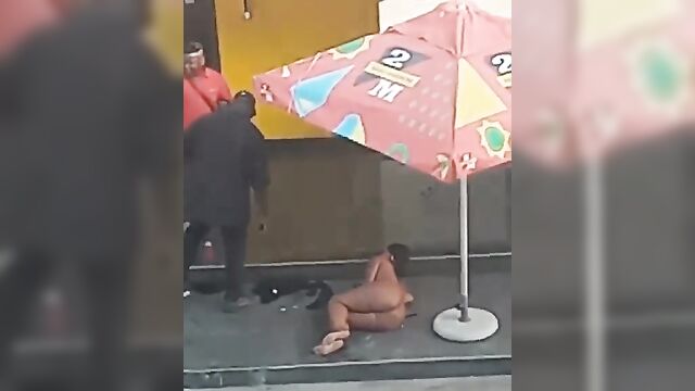 Ebony Girl With Big Ass Caught Naked In Public - Part 3