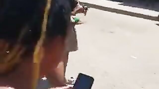 Pussy Exposed In Public As Mzansi Girl Gets Caught Walking Around Without Panties In Public In Broad Daylight! - Part 3 - 3 image