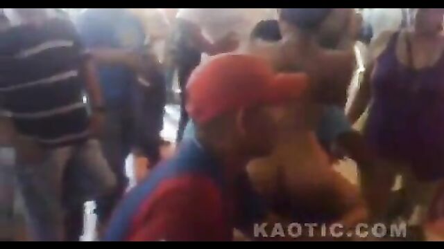 Naked Woman With Big Breasts Caught Letting Men Eat Her Pussy In Public For Money - 4 image