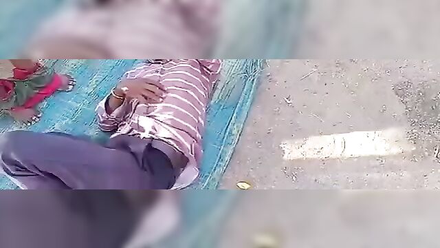 Hindu Parents Force Son To Lick Pussy In Public In India - 1 image