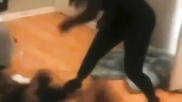 Breasts Pop Out In Public As Girl Beats Up Her Sister For Having Sex With Her Cheating Boyfriend - 5 image