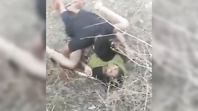 Crazy Indian Couple Caught Having Sex In The Bush In Public