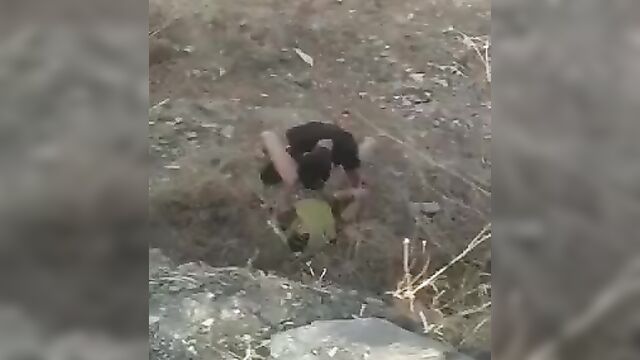Crazy Indian Couple Caught Having Sex In The Bush In Public - 4 image