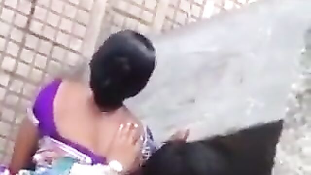 Couple Caught Having Doggy Style Sex In Public In India - 5 image