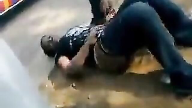 Pussy Exposed As Drunk South African Girl Strips In Public, Showing Her Big Ass And Coochie - 4 image