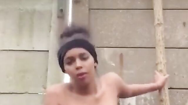 Corrupt College Student With Big Breasts Caught Having Sex In Public - 3 image