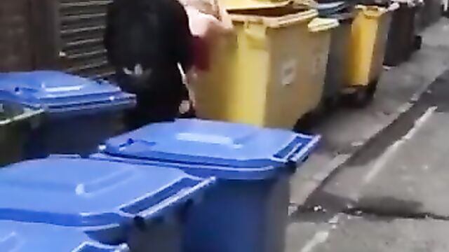 Couple Caught Red-handed Having Sex In An Alley In Public - 1 image