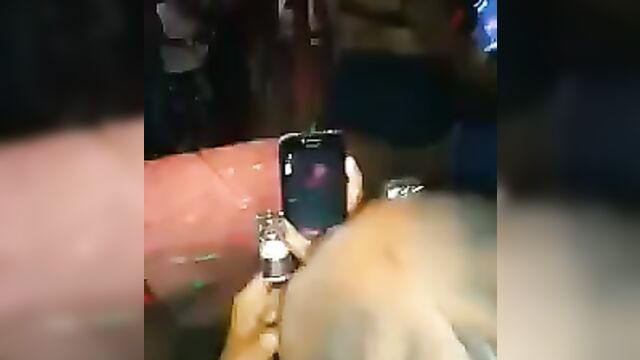 Black Whore Dancing With No Panties In Public, Showing Toto And Nyash - 5 image