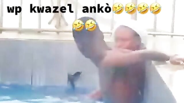 She Refused To Allow Him To Fuck Her In The Pool In Public