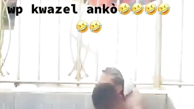 She Refused To Allow Him To Fuck Her In The Pool In Public - 5 image