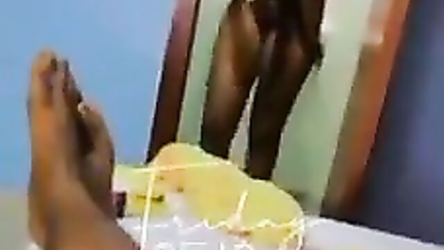 Lagos Boy Getting Ready To Fuck Naked Olosho Girl With Small Breasts On A Weekend - 1 image