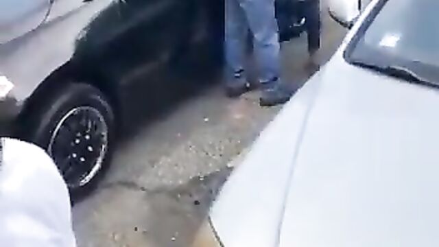 Man Records Couple Having Hot Doggy Style Sex In A Car Park In Public - Part 2 - 3 image