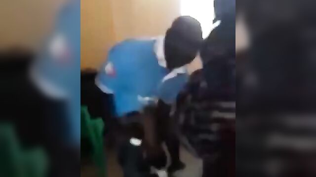 Black Office Manager Caught Fucking Student Intern - 4 image