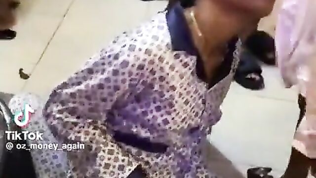 Guy Squeezing Breasts In Public In Crazy Nigerian Game Party - 1 image