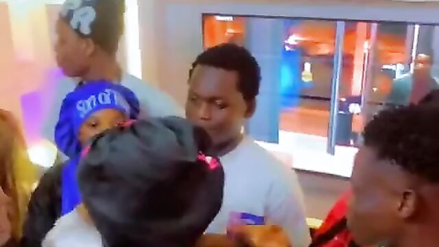 Guy Squeezing Breasts In Public In Crazy Nigerian Game Party - 5 image