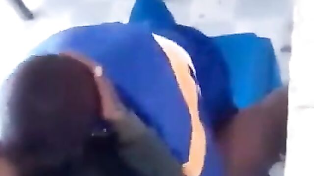 2 Corrupt SHS Students Caught Fucking In Class In Public - 1 image