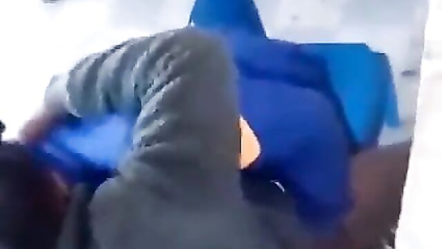 2 Corrupt SHS Students Caught Fucking In Class In Public - 5 image