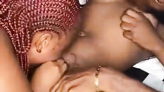 Sucking Pussy And Breasts In Abuja University Students Threesome Sex Tape - 1 image