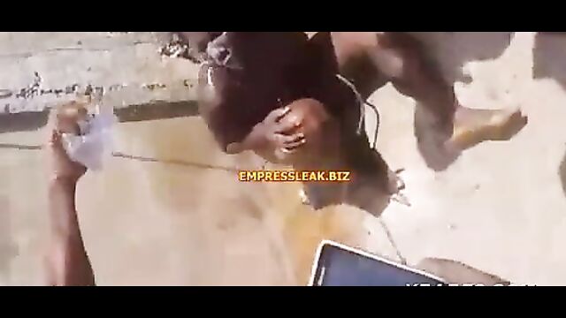 Married African Woman With Big Breasts Stripped Naked And Beaten In Public Allegedly For Fucking Another Man With Big Penis - 3 image