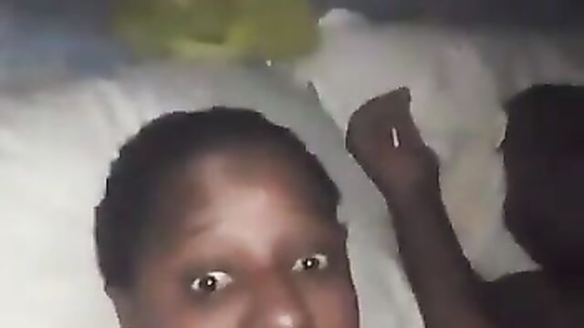 Side Chick With Big Breasts Recording Her Pussy While Sugar Daddy Is Snoring After Sex - 1 image