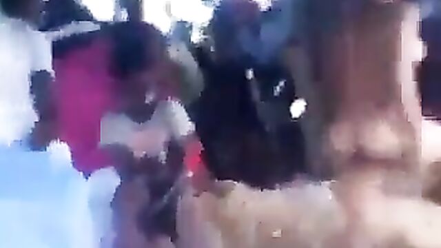 Woman strips naked and runs mad in public at her husband’s burial - 1 image