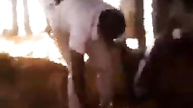 Woman strips naked and runs mad in public at her husband’s burial - 4 image