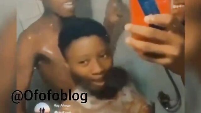 Naughty Naked SHS Students Bathroom Sex Tape - 1 image