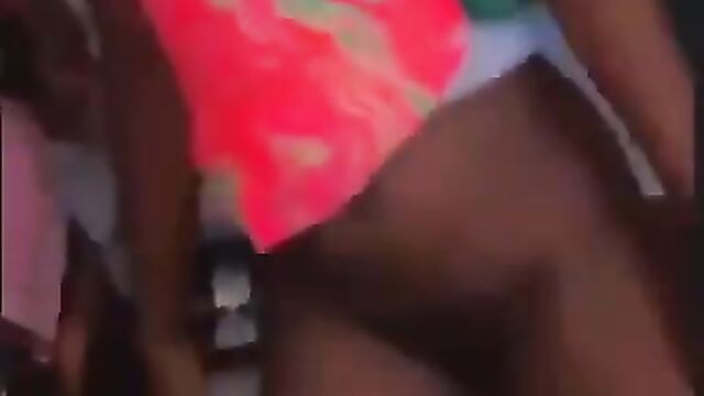 Pussy Exposed In Public As Nigerian Girl With Hairy Toto And Ass Dances Naked In A Night Club For Money (Full Video 18+) - 1 image