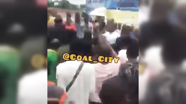 Nigerian Whore With Big Breasts And Two Men Stripped Naked And Beaten In Public For Alleged Kidnapping - 3 image