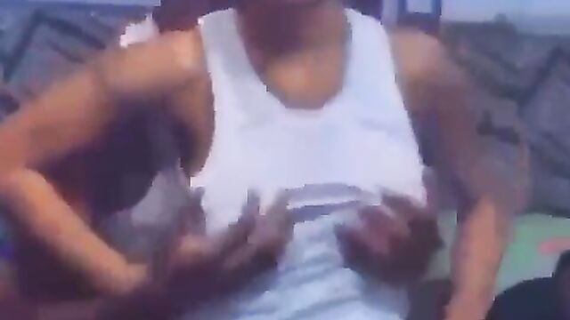 Lagos Boy Squeezing Girlfriend’s Breasts In Public - 3 image