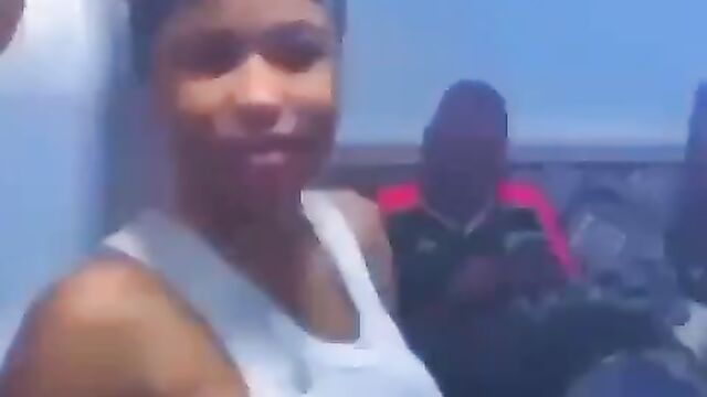 Lagos Boy Squeezing Girlfriend’s Breasts In Public - 5 image