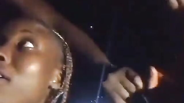 Crazy South African Thot Caught Having Sex In Public Outside A Night Club – Part 1 - 1 image