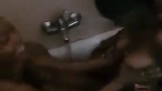 Playing With Her Boobs In The Tub At Ghana Girls Sex Party - 3 image