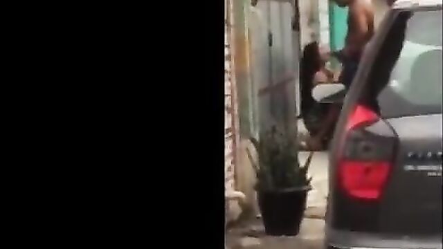 Crazy Couple Caught Having Blow Job Sex In Public - 5 image
