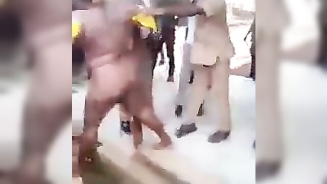 African Whore Stripped Naked In Public For Allegedly Stealing Newborn Baby In Nigeria - 2 image
