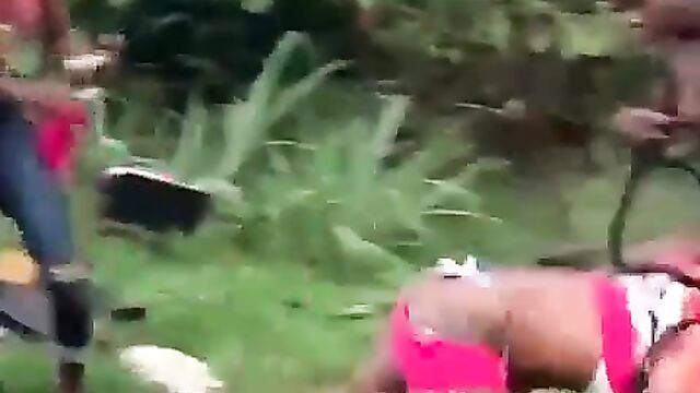 Breasts Pop Out As Strippers Beat Fellow Stripper For Allegedly Snatching And Fucking Their Clients - 4 image