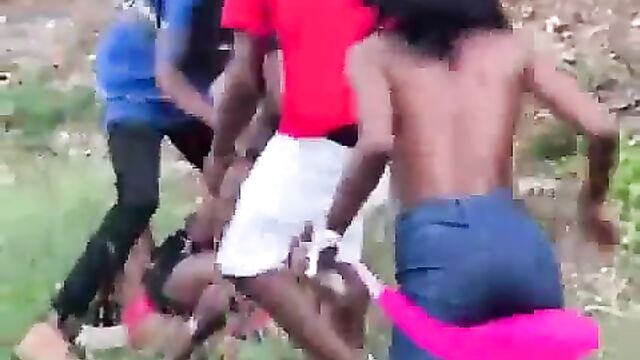 Breasts Pop Out As Strippers Beat Fellow Stripper For Allegedly Snatching And Fucking Their Clients - 5 image