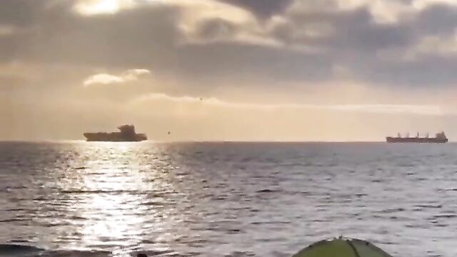 Randy Couple Caught Having Sex In A Tent On The Beach In Public - 3 image