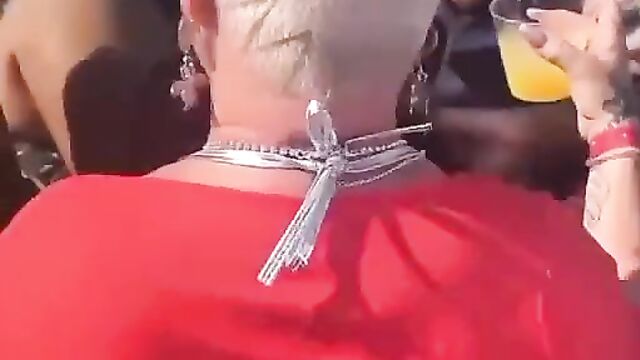 Eating Pussy And Sucking Dick In Public At Hot Black Sexy Wild Party - 2 image