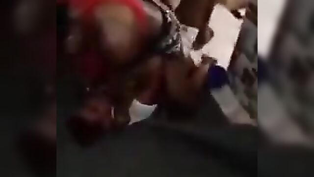 Boobs Out In Public As Black Girl Beats Up Her Sister For Having Sex With Her Boyfriend - 5 image